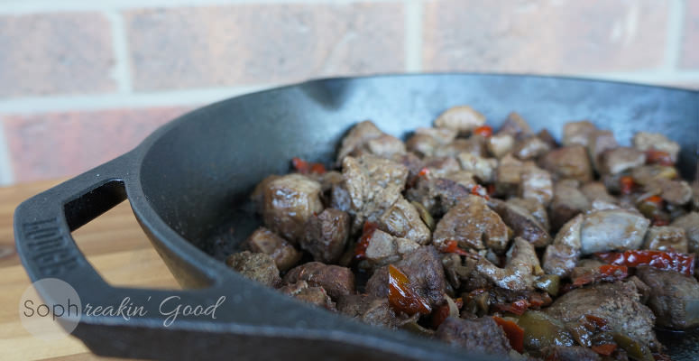 Balsamic Liver with Sun-Dried Tomatoes