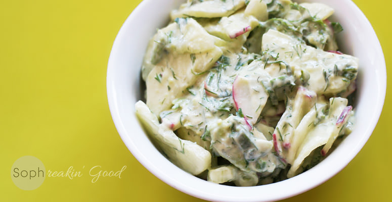 Refreshing Cucumber & Radish Salad