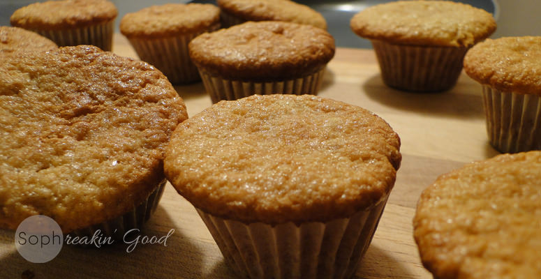 Mini Honey Almond Muffins