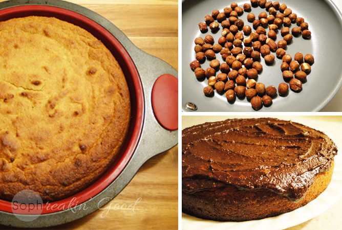 Orange Cake & Chocolate Hazelnut Creme