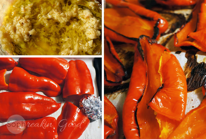 Roasted & Marinated Red Peppers