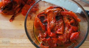 Roasted & Marinated Red Peppers