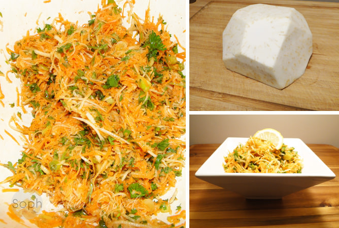 Sweet Celeriac Slaw