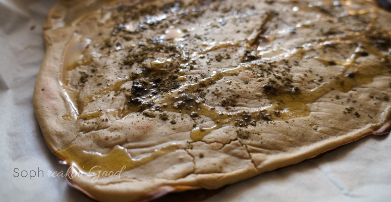 Paleo Plantain Flat Bread with Za’atar