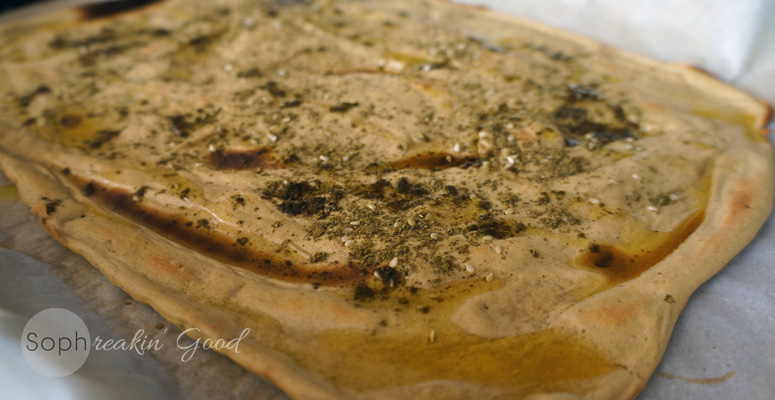 Paleo Plantain Flat Bread with Za’atar