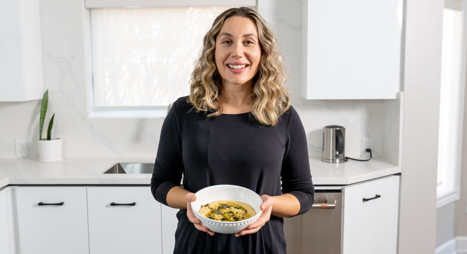 Delicious Hummus Recipe in a Jar No Blender Required